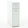 Image de FMD Armoire avec 2 tiroirs 20x45x61 cm Blanc