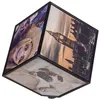Image de Cadre à Photo - CUBE - Cube Tournant 360° - Noir - 11x11 cm - 5 à 10 photos