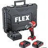 Image de Perceuse-visseuse sans fil compacte à 2 vitesses - 18V - FLEX - Set coffret + 2 batterie 2.5Ah + 1 Chargeur - 519049