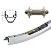 Image de Roue VTT 26P Exal ZX 19 Argent - Moyeu Alu - Frein à patins - 36 rayons