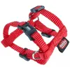 Image de Harnais pour petit chien - NOBBY - Classique - Nylon résistant - Rouge - Largeur 10 mm - Ajustable 14/20 cm