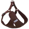 Image de Harnais pour chien - NOBBY PET - Mesh Reflect - Marron - Tissu respirant - Bandes réfléchissantes