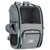 Image de Sac à dos de transport pour chien - Nobby Pet - Nomad - Gris - Microfibre lavable - Pour petits chiens  6 kg
