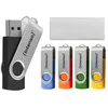 Image de Clés USB - Intenso - Basic Line - 16 Go - Lot de 5 - Étiquettes pratiques - Multicolore