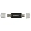 Image de Clé USB double - INTENSO - Twist Line 16 Go - USB-C & USB-A - USB 3.2 Gen1 70 Mo/s - Aluminium anthracite