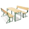 Image de Table et bancs pour enfant Sepp avec dossiers