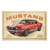 Image de Plaque décorative en métal en relief 40 x 60 cm Ford Mustang GT 1967