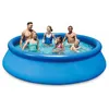 Image de Kit Piscine Hors Sol - EDG - Piscine Gonflable - Autoportante - 366 x 366 cm - avec système filtration