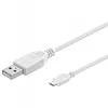 Image de Original Goobay micro USB data cable blanc
