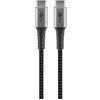 Image de Câble USB-C - GOOBAY - 49303 - 10 Gbps - 2 m - Textile robuste avec connecteurs métalliques