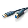 Image de Clicktronic Câble USB 3.0 Type AB (Mâle/Mâle) - 1.8 m