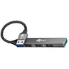 Image de Hub USB - GOOBAY - Slim - USB-A 3.2 - Compact - Protection contre surtensions