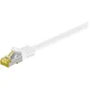 Image de Câble réseau - Wentronic - RJ-45 CAT7 1.5m - Blindage S/FTP - Connecteurs RJ-45 - Blanc