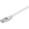 Image de Câble réseau WENTRONIC CAT 5e - 7.5m - Blanc - Moulé - Conducteurs CCAW - Serre-câble