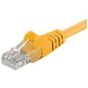 Image de Goobay Câble réseau Cat5e UTP RJ45 mâle-mâle 15 m jaune - connecteurs plaqués or