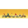 Image de Modélisme HO : 6 figurines cyclistes