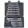 Image de Coffret 12 clés mixtes à cliquet réversible - KSTOOLS - Gear Plus - Chrome Vanadium satiné
