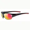 Image de Lunettes de soleil - Uvex - Blaze III - Noir/Rouge - 3 Verres - Sport Multisport