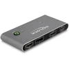 Image de DeLock Commutateur KVM USB-C vers HDMI et DisplayPort 1.4 avec 3 ports USB-A 2.0 - 2 ordinateurs (8K@60Hz)