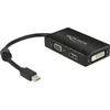 Image de Adaptateur vidéo - DeLOCK - Mini DisplayPort vers VGA - HDMI - DVI - Résolution 1920x1200 - Passif