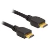 Image de Câble HDMI DeLOCK - 5m - Noir - Connecteurs plaqués or - 28 AWG