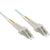 Image de Câble fibre optique Duplex InLine® LC/LC 50/125µm OM3 1m