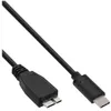 Image de Câble USB - InLine - USB-C (M) vers USB Type B (M) - 1.5 m - USB 3.1 Gen 2 - 3 A - Noir