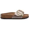 Image de Mules & Sabots BIRKENSTOCK Madrid Big Buckle Taupe Femme - Dessus Synthétique - Boucle de serrage
