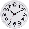 Image de Pendule murale - EUROTIME - 82321 - Quartz - Analogue - 30 cm blanc