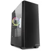 Image de Boîtier PC - Sharkoon - VS9 - RGB - ATX - Noir - 2 x USB-A 3.0 1 x USB Type-C