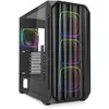 Image de Boîtier PC ATX - SHARKOON - AK5M RGB - 4 Ventilateurs PWM RGB - Supporte 11 Ventilateurs - Design Spacieux