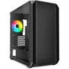 Image de Boîtier PC mATX - SHARKOON - MK2 RGB - Noir - Ventilateurs préinstallés - Support radiateur double