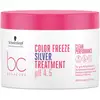 Image de Schwarzkopf Masker BonaCure Clean Performance Color Freeze Silver Treatment pH 4.5 - 500 ml | Pour cheveux gris et blancs