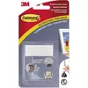 Image de Languettes de fixation - 3M - Moyen modèle - Blanc - Poids max 54kg - 4 bandes incluses