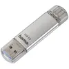 Image de Clé USB Hama FlashPen C-Laeta 16 Go USB 3.0 / USB type C argentée