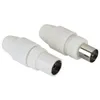 Image de Connecteur coaxial - Hama - 4047443431745 - Blanc - Montage simple - Blindage complet