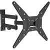 Image de Support Mural TV - Hama - Pivotant Inclinable - 81 à 165 cm - Charge max. 25 kg - Noir