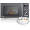 Image de Micro-ondes combiné pose libre TOSHIBA MW3-AC26SFI(MG)-900W+Grill 1000 W+Convection 2100W - Friteuse - 26L - Gris morandi