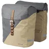 Image de Sacoche arrière vélo - RACKTIME - Heda 2.0 - Beige - SNAPIT 2.0 - Poches zippées