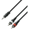Image de Adam Hall 3 Star Series Câble audio prise Jack stéréo 3.5 mm vers 2 prises RCA mâle 6 m - K3YWCC0600