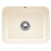 Image de Evier 1 bac VILLEROY ET BOCH Cisterna 60C Ivory CeramicPlus avec vidage auto