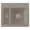 Image de Evier 1 cuve et demi VILLEROY ET BOCH Subway 60 XM 62 x 51 cm sans egouttoir Timber CeramicPlus avec vidage manuel