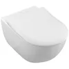 Image de Villeroy et boch Pack WC suspendu Combipack Subway 2.0 cuvette sans bride abattant slim. frein de chute. déclipsable réf 5614R201