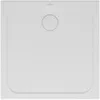 Image de Receveur de douche extra-plat en céramique Villeroy & Boch Lifetime Plus carré blanc 80x80x35cm