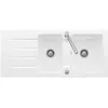 Image de VILLEROY & BOCH Evier cuisine à encastrer 15 bac + 1 égouttoir Architectura - Céramique - 113 x 48 cm - Blanc