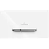 Image de Plaque de déclenchement WC - VILLEROY ET BOCH - ViConnect 300S - Blanc mat - Plastique - Mécanisme robuste