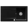 Image de Evier 1 bac VILLEROY ET BOCH Siluet 50 Chromite CeramicPlus - Avec vidage manuel