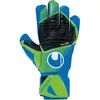 Image de Gants de gardien Uhlsport Aquasoft - bleu pacifique/vert fluo/blanc - Taille 9