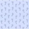 Image de Papier Peint Petits Petons Bleu 10mx 0.53 m