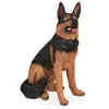Image de Relaxdays statue de berger allemand grandeur nature résistant aux intempéries déco chien 85x39x55 cm résine marron